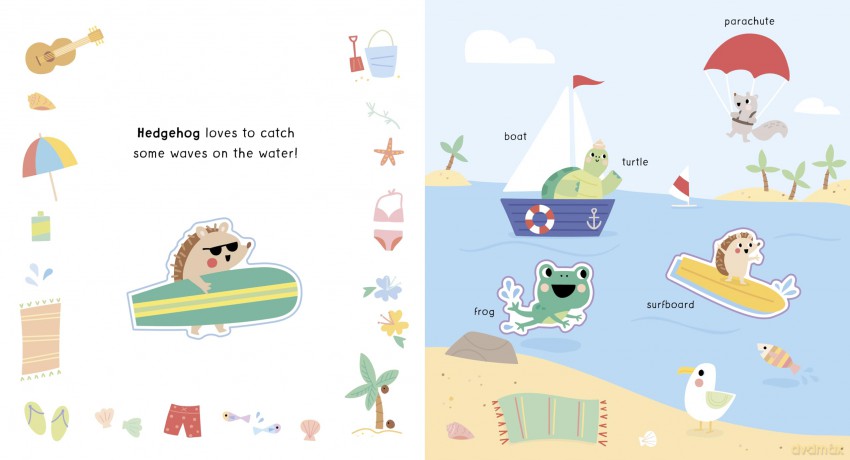 My First Felt Sticker Book On The Go [KSIĄŻKA]