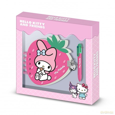 MY MELODY - Strawberry - Gift Box - Diar