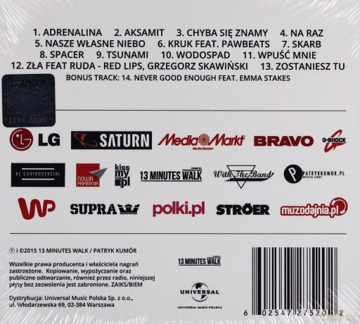 Patryk Kumór: 2/2 [CD]