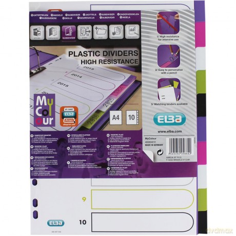 Mycolour Register blanko 10tlg