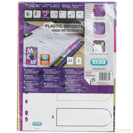 Mycolour Register blanko 5tl