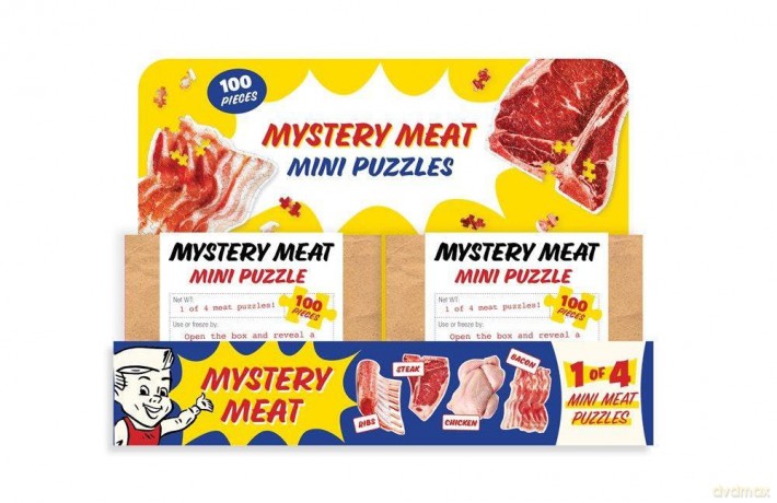Mystery Meat Mini Puzzle CDU of 12 [KSIĄŻKA]