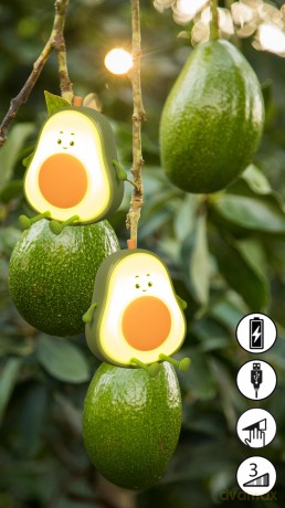 Nachtlicht Avocado Bobi, grźn