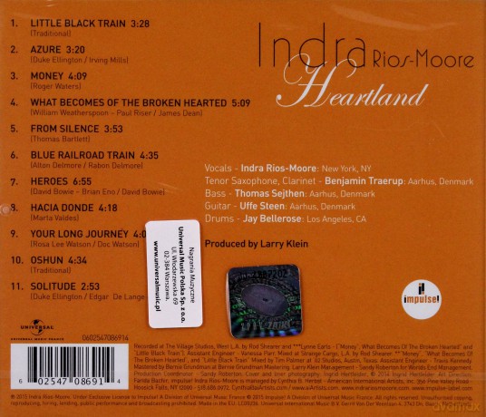 Indra Rios-Moore: Heartland [CD]