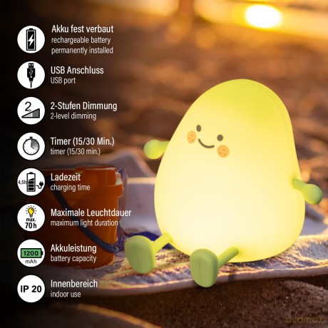 Nachtlicht Mango Lia, grźn
