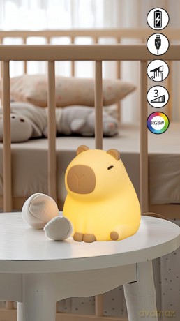 Nachtlicht Piggy, braun