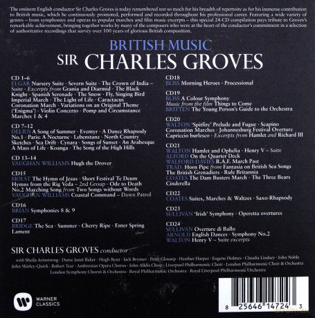 Sir Charles Groves: British Music [24CD]