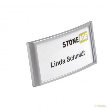 Durable: Namensschild 3,4x7,4cm Magnet