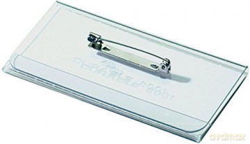 Durable: Namensschild.Nad.+Lasche 40x75