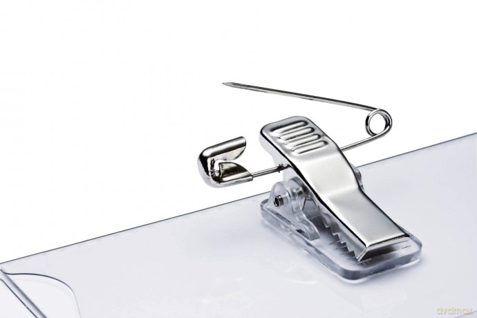 Durable: Namensschilder-Set Kombiklemme