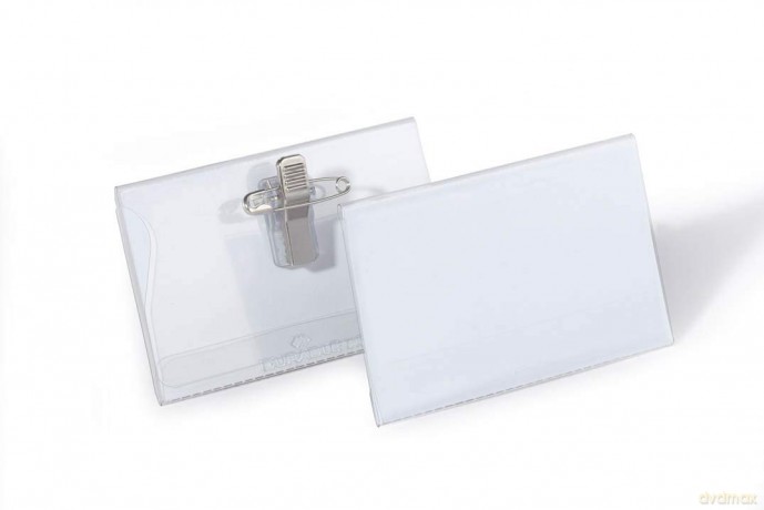 Durable: Namensschilder-Set Kombiklemme