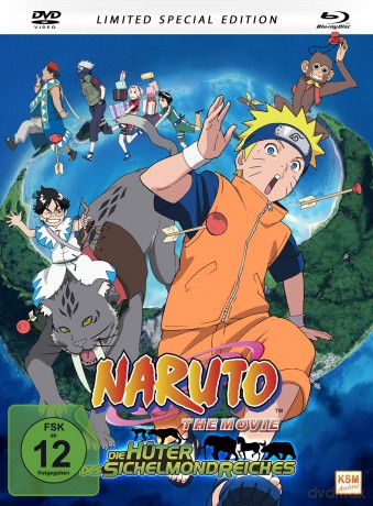 Naruto - Die Hüter des Sichelmondreiches - The Movie 3 - Limited Edition (Mediabook) (Blu-ray+DVD) [2xBlu-Ray]
