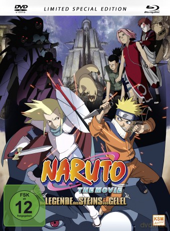 Naruto - Die Legende des Steins von Gelel - The Movie 2 - Limited Edition (Mediabook) (Blu-ray+DVD) [2xBlu-Ray]