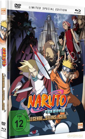 Naruto - Die Legende des Steins von Gelel - The Movie 2 - Limited Edition (Mediabook) (Blu-ray+DVD) [2xBlu-Ray]