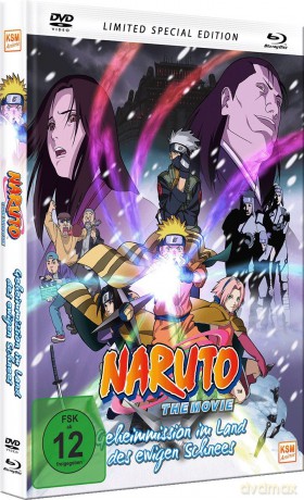 Naruto - Geheimmission im Land des ewigen Schnees - The Movie - Limited Edition (Mediabook) (Blu-ray [2xBlu-Ray]