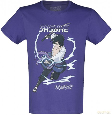 NARUTO - Sasuke Purple - Men T-Shirt (M)