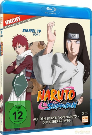 Naruto Shippuden - Auf den Spuren von Naruto - Der bisherige Weg - Staffel 19.1: Episode 614-623 (2 [2xBlu-Ray]