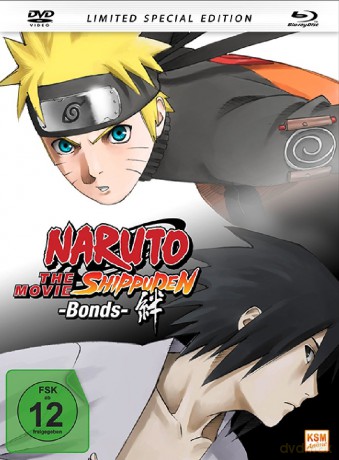 Naruto Shippuden - Bonds - The Movie 2 - Limited Edition (Mediabook) (Blu-ray+DVD) [2xBlu-Ray]