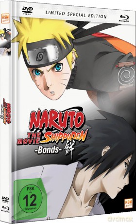 Naruto Shippuden - Bonds - The Movie 2 - Limited Edition (Mediabook) (Blu-ray+DVD) [2xBlu-Ray]