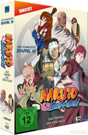 Naruto Shippuden - Das Treffen der fünf Kage - Staffel 10: Folge 417-442 (4 DVDs) [4DVD]