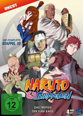 Naruto Shippuden - Das Treffen der fünf Kage - Staffel 10: Folge 417-442 (4 DVDs) [4DVD]