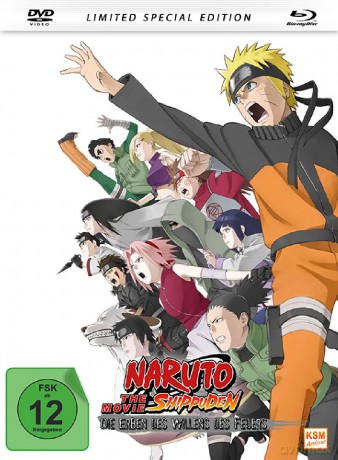 Naruto Shippuden - Die Erben des Willens des Feuers The Movie 3 - Limited Edition (Mediabook) (Blu-r [2xBlu-Ray]