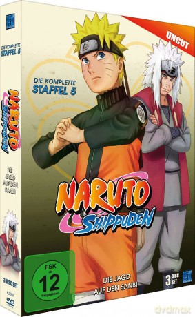 Naruto Shippuden - Die Jagd auf den Sanbi - Staffel 05: Folge 309-332 [3DVD]