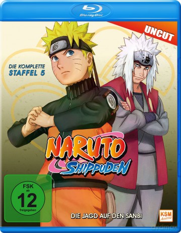 Naruto Shippuden - Die Jagd auf den Sanbi - Staffel 05: Folge 309-332 [Blu-Ray]