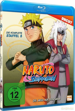 Naruto Shippuden - Die Jagd auf den Sanbi - Staffel 05: Folge 309-332 [Blu-Ray]