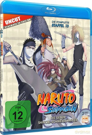 Naruto Shippuden - Die Sieben Shinobi-Schwertkämpfer - Staffel 13: Folge 496-509 (2 Blu-rays) [2xBlu-Ray]
