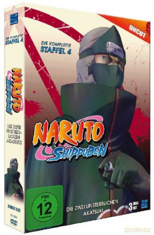 Naruto Shippuden - Die Zwei unsterblichen Akatsuki - Staffel 04: Folge 292-308 [3DVD]