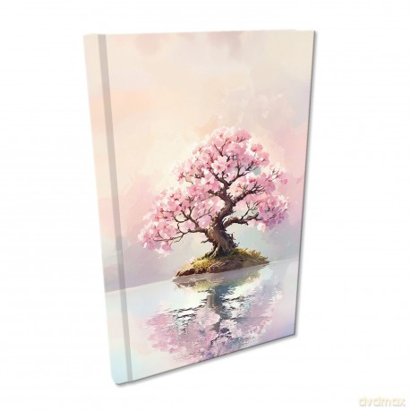 Notes A5 kratka Soft Touch Sakura Pastel