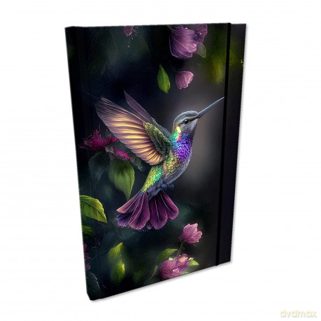 Notes A5 kratka z gumką Soft Touch Koliber Black
