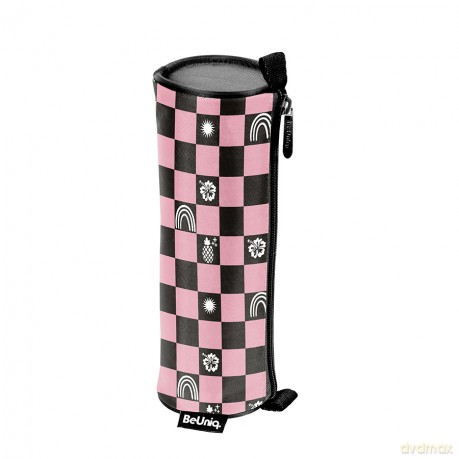 Piórnik tuba Pink kratka-różowa BeUniq BU26SU-003