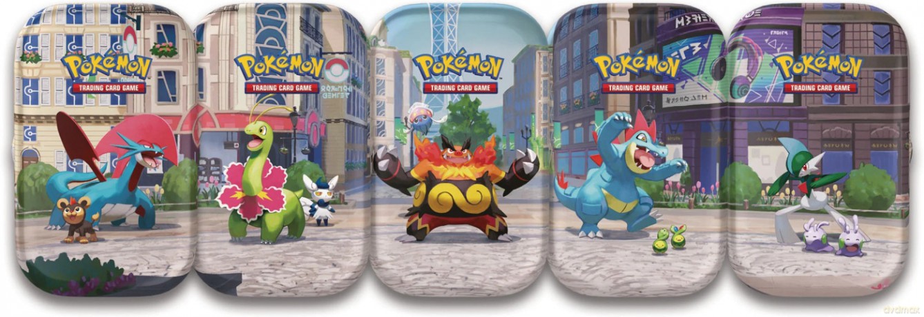 Pokemon TCG Lumiose City Min Tin 1szt.mix [FIGURKA]