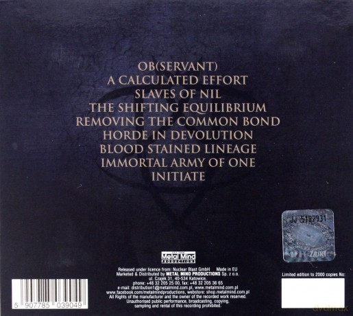 Psycroptic: Ob (Servant) Re-Release [CD]