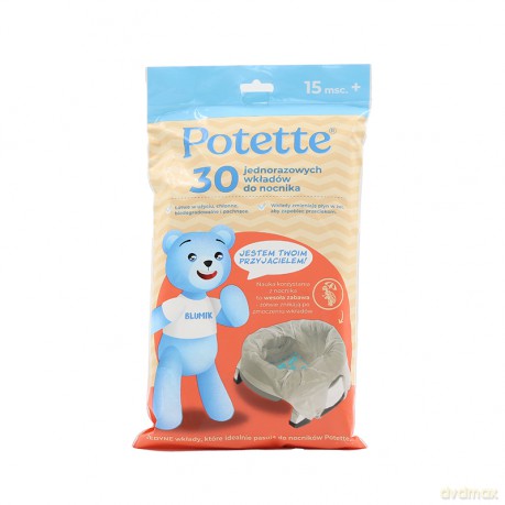 Wkłady jednorazowe do nocnika Potette 30 sztuk