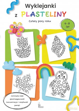 Wyklejanki z plasteliny. Cztery pory roku - Krystian Rajzer [KSIĄŻKA]