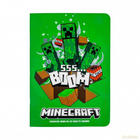 Zeszyt A4 32k. kratka Minecraft