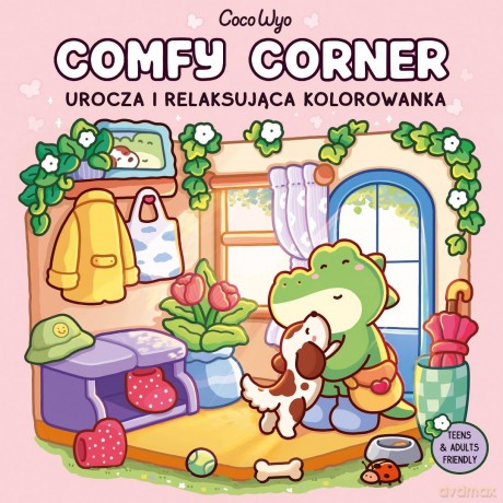 Comfy Corner. Urocza i relaksująca kolorowanka - Coco Wyo [KSIĄŻKA]