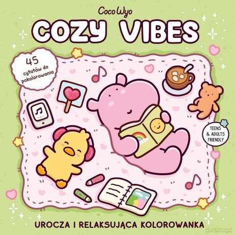 Cozy Vibes. Urocza i relaksująca kolorowanka - Coco Wyo [KSIĄŻKA]