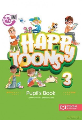 Happy Toons 3 ed. międzynar. PB + DigiBook (kod) [KSIĄŻKA]