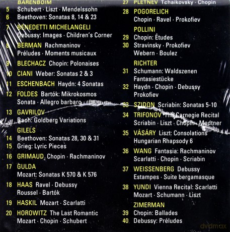 111 The Piano - Legendary Recordings [BOX] [40CD]