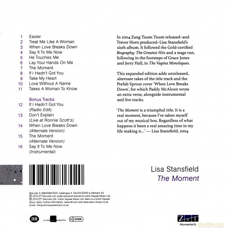 Lisa Stansfield: The Moment [CD]