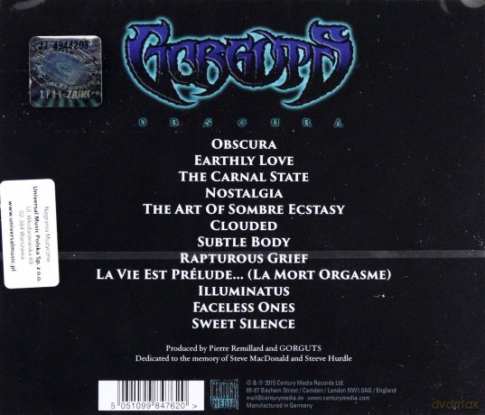 Gorguts: Obscura [CD]