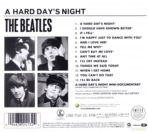 The Beatles: A Hard Day's Night (Remastered) (ecopack) [CD]