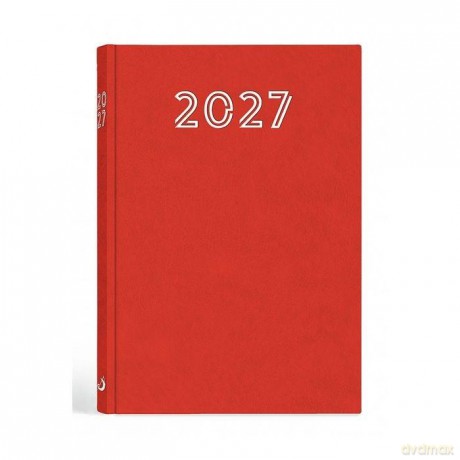 Terminarz 2027 A5 standard czerwony [KALENDARZ]