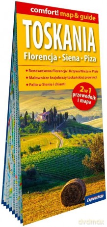 Toskania light: przewodnik + mapa - Kamila Kowalska