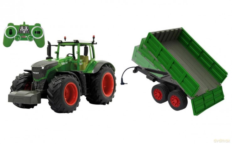 Traktor Fendt RC ze zdalnie sterowaną przyczepą
