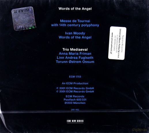 Trio Medieval: Words Of The Angel [CD]